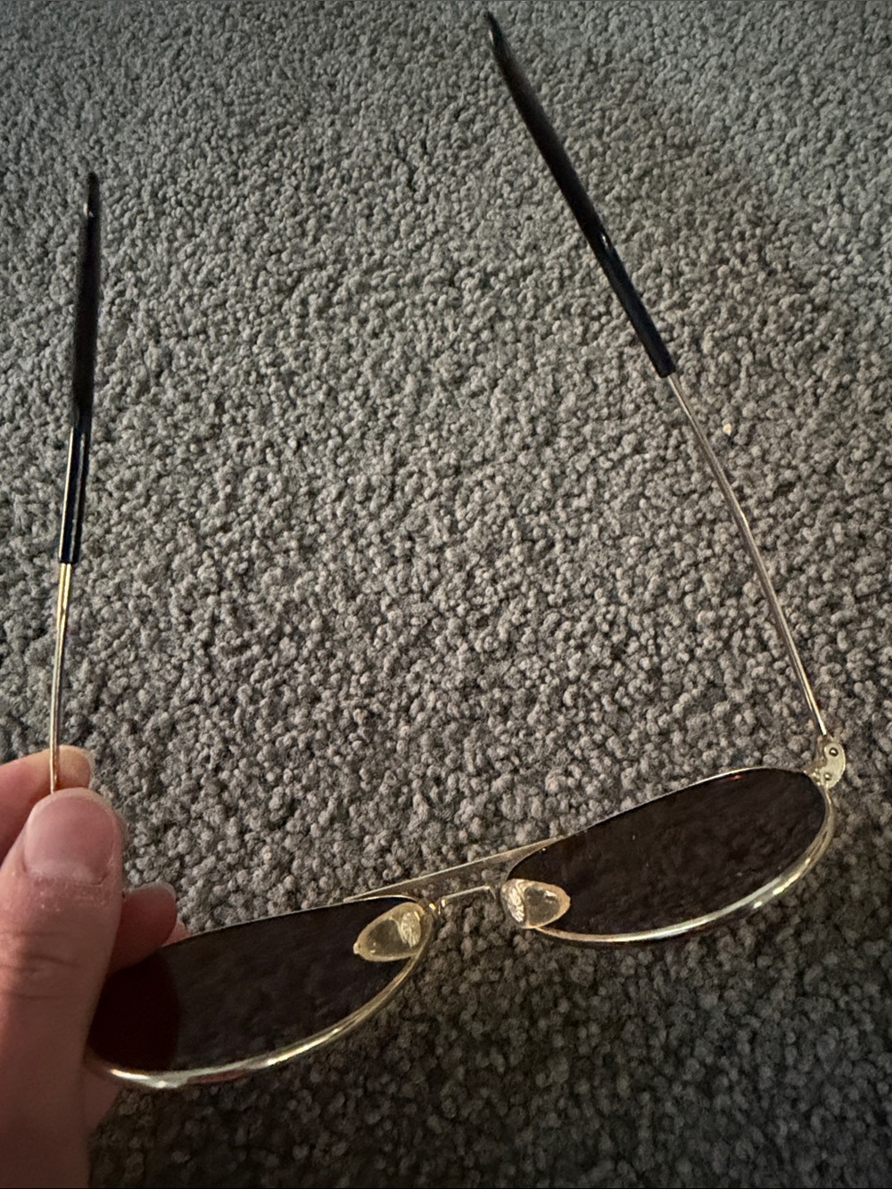 Vintage Jack Daniels Gold Aviator Sunglasses - Unbranded - Picture 3 of 4